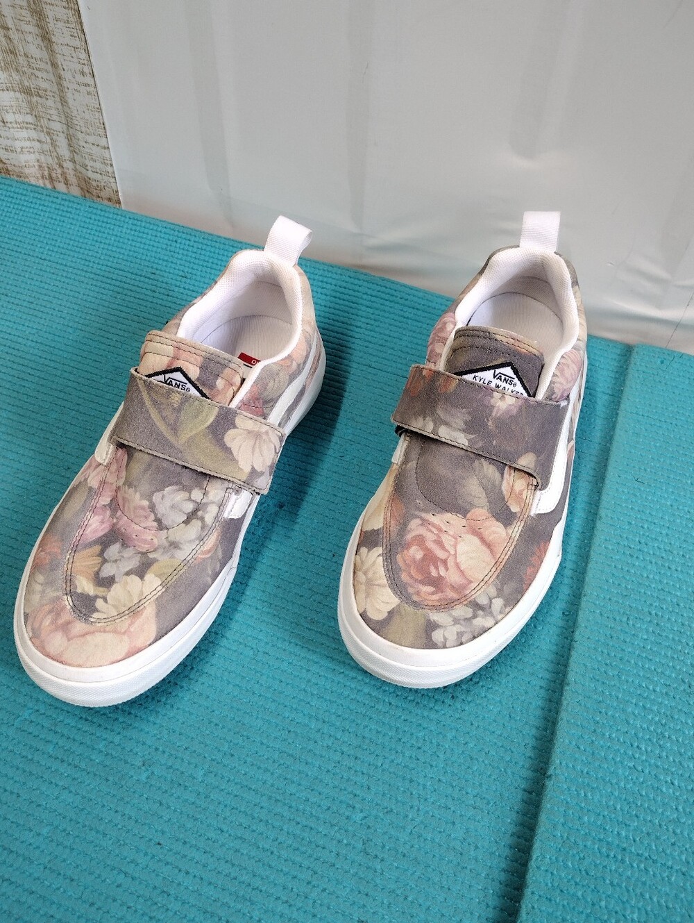 Vans Kyle Walker Men's 6 or Women 7.5 Shoes PRO Floral Velcro Sneakers